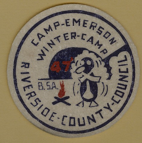 1947 Camp Emerson Winter Camp Patch