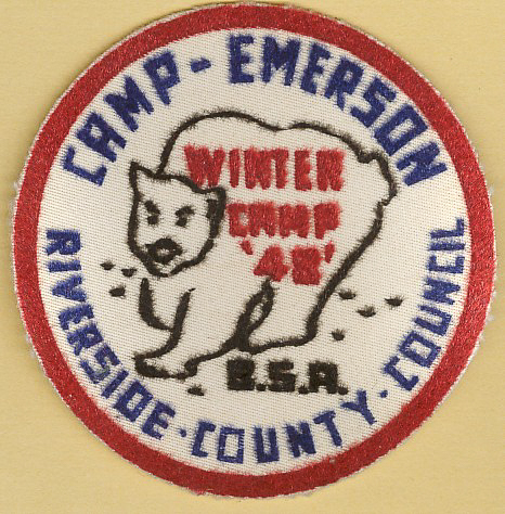 1948 Camp Emerson Winter Camp Patch